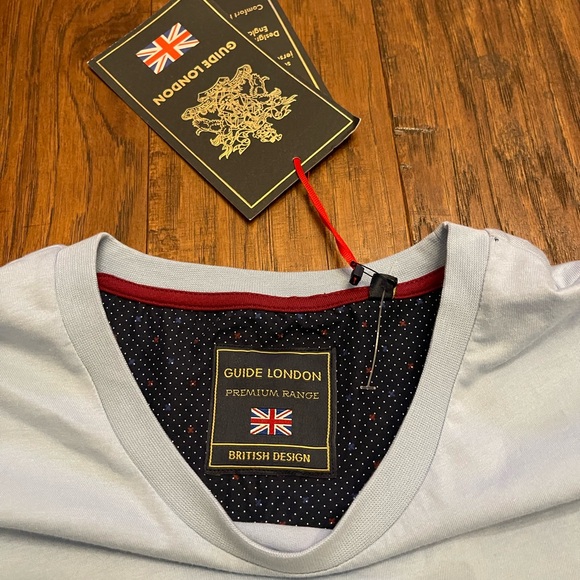 NWT Guide London tshirt size XL light blue - Picture 4 of 11